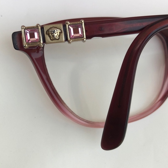 ombre Versace eyeglasses w/crystal detail. 💓 - Picture 4 of 16